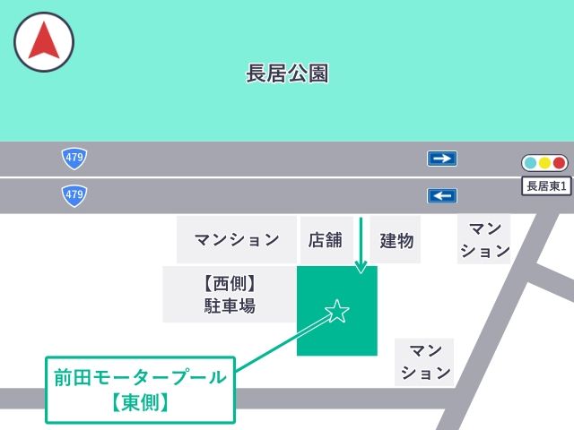前田モータープール【東側】の駐車場写真