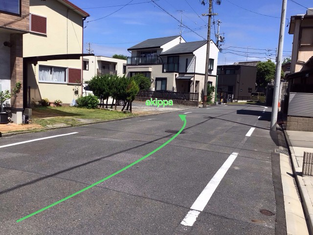新郊中学校北akippa駐車場の駐車場写真