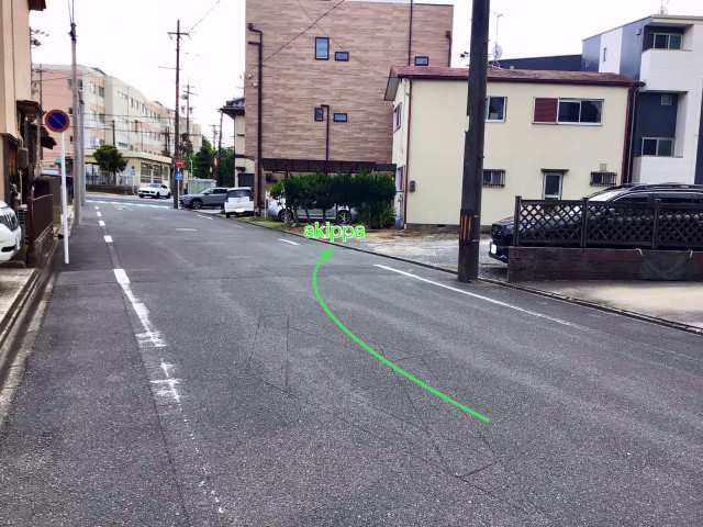 新郊中学校北akippa駐車場の駐車場写真