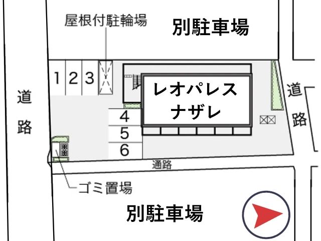 レオパレスナザレ駐車場【15526】の駐車場写真