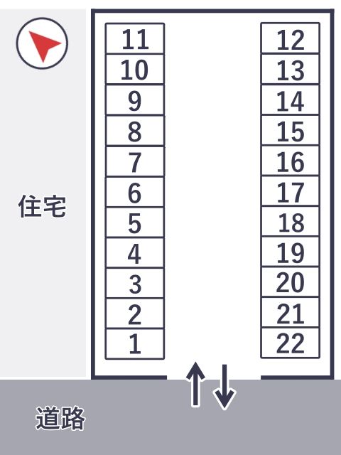 荏田北一丁目第3駐車場の駐車場写真