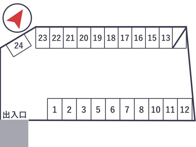 大新ガレージの駐車場写真