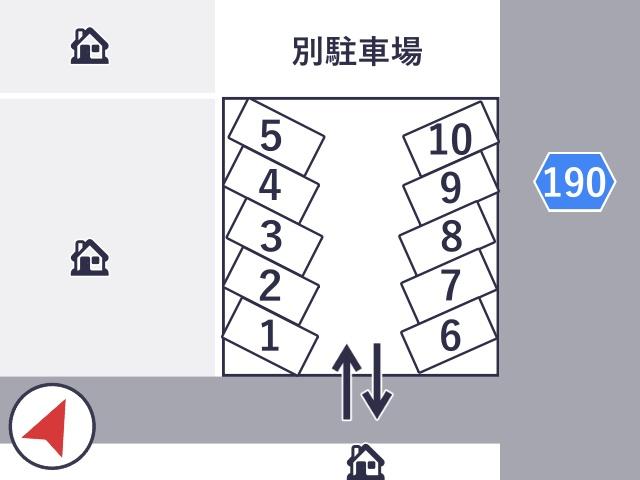 防府北基地航空祭専用駐車場Bの駐車場写真