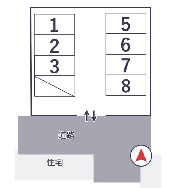 西本ガレージ(下出)の駐車場写真