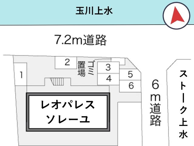 レオパレスソレーユ駐車場【13206】の駐車場写真