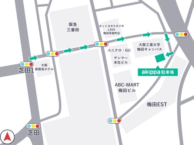 駐車場周辺地図