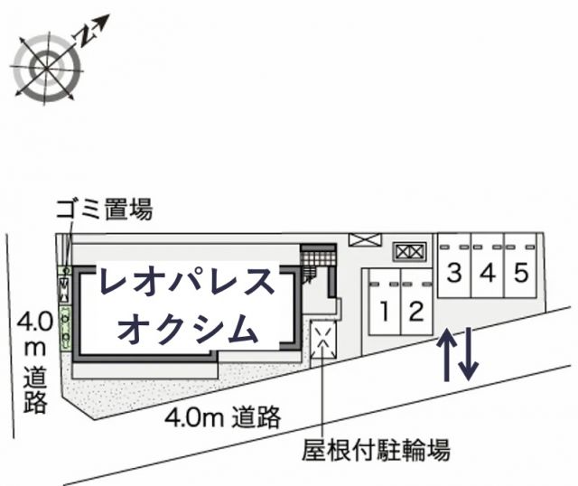レオパレスオクシム駐車場【45793】の駐車場写真