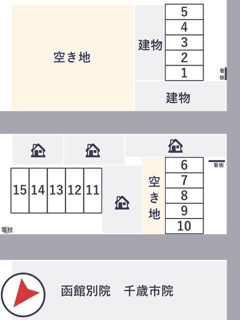 千歳町第3駐車場【1～10】の駐車場写真
