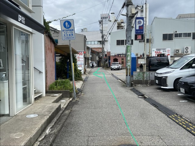 金沢市池田町三番丁<④番>夜間限定タテマチストリート近くの駐車場写真
