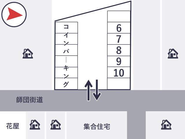 京都市伏見区深草上横縄町18 ジャパン東洋医学システム駐車場(2)の駐車場写真