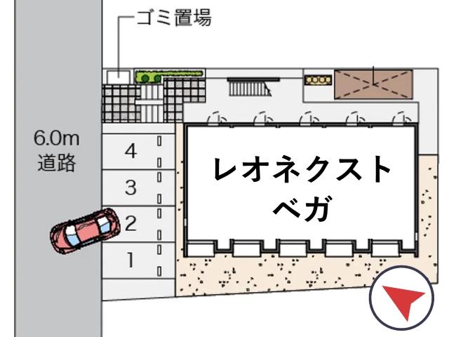 レオネクストベガ駐車場【53247】の駐車場写真