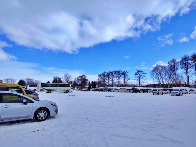 P1 道北アークス大雪アリーナ裏【利用時間：AM 6:00〜13:00まで】※入庫時間：AM 6:00〜8:00までの駐車場写真