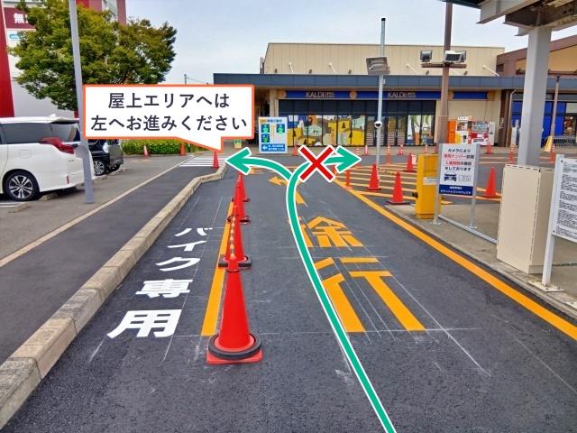 京阪パーキング フレスト松井山手店【北棟（無印良品）屋上駐車場】の駐車場写真
