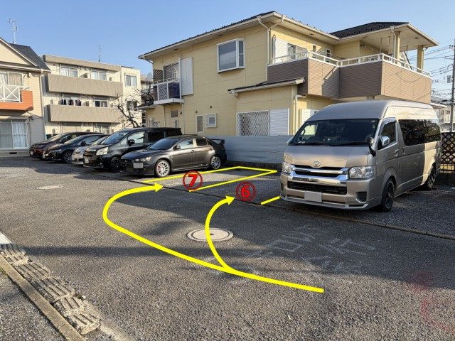 美女木2-10-4駐車場 No.7の駐車場写真