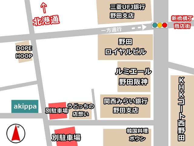 駐車場周辺地図