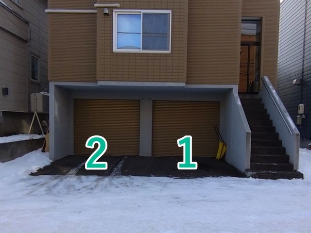 豊平区西岡5-1-4-16駐車場【1】の駐車場写真