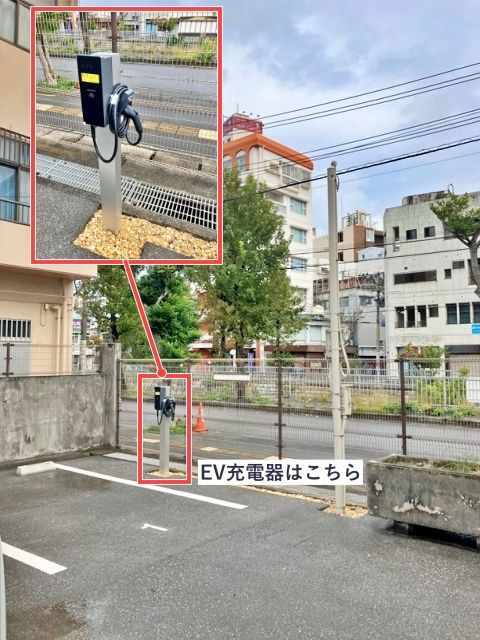 EV01【EV車専用区画】EVチャージ充電料金込み価格：松山駐車場(那覇中学校前)【1】(4/1〜)の駐車場写真