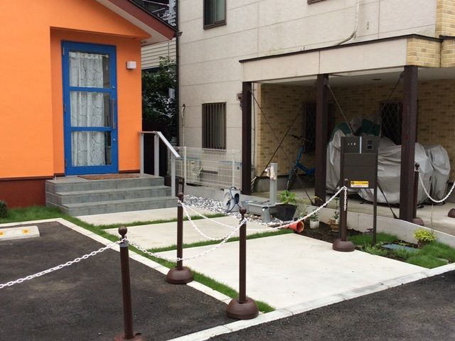 駐車場周辺の写真です。