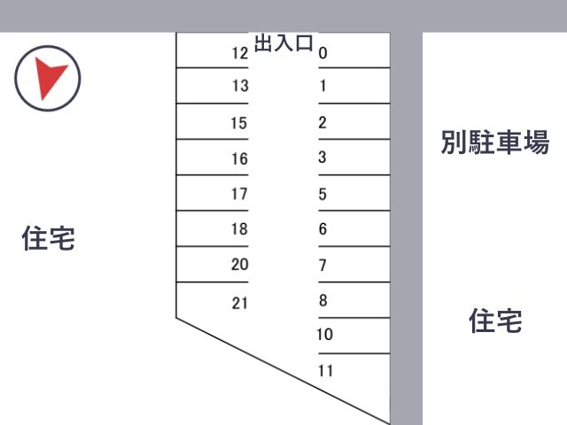 法隆寺東2丁目山崎駐車場の駐車場写真