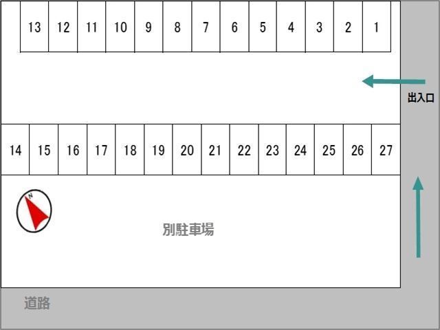 PANリバーズ7駐車場(1)の駐車場写真