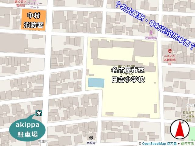 駐車場周辺地図