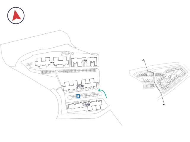宮山台第1 団地駐車場(1～2号棟付近)の駐車場写真