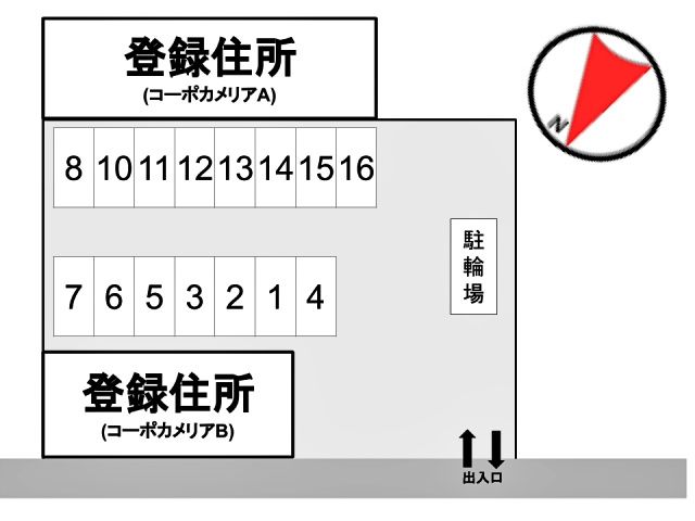 駐車場区画図
