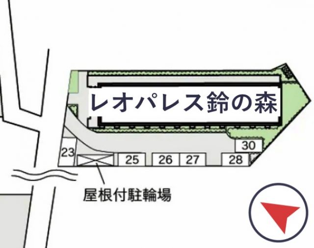 レオパレス鈴の森駐車場【13248】の駐車場写真