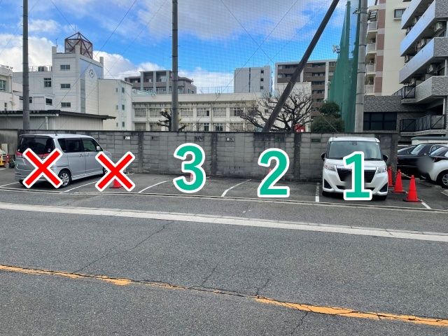 青嵐モータープールの駐車場写真