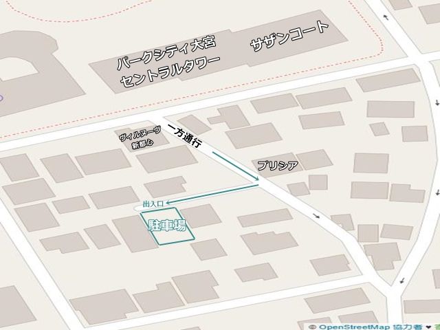 駐車場周辺地図