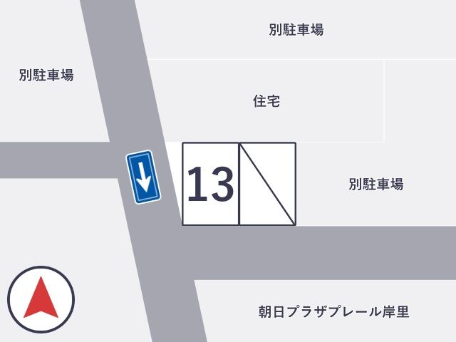 河嶌モータープールの駐車場写真