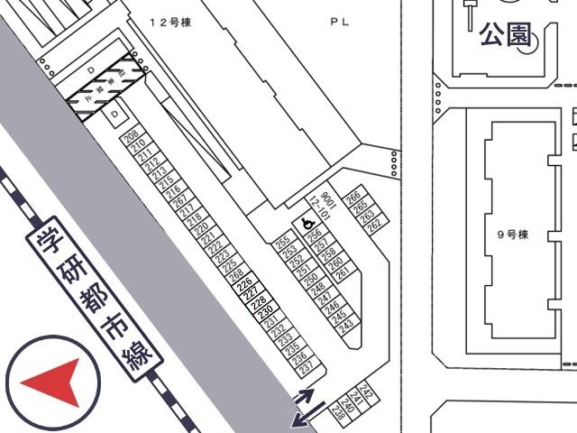東大阪鴻池団地駐車場(12号棟付近)の駐車場写真