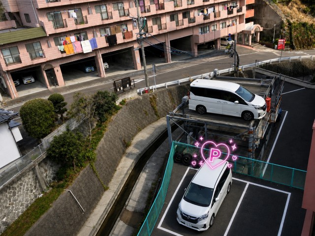 🅿️長崎県長崎市岩屋町29-13岩屋コーポC棟個人専用駐車場🅿️の駐車場写真