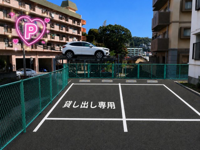 🅿️長崎県長崎市岩屋町29-13岩屋コーポC棟個人専用駐車場🅿️の駐車場写真