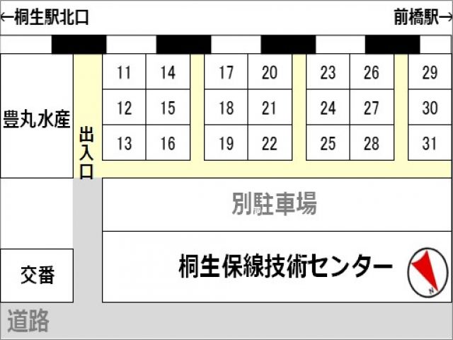 駐車場区画図
