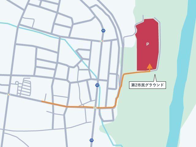 第2市民グラウンド【あやべ水無月まつり2026公式】の駐車場写真