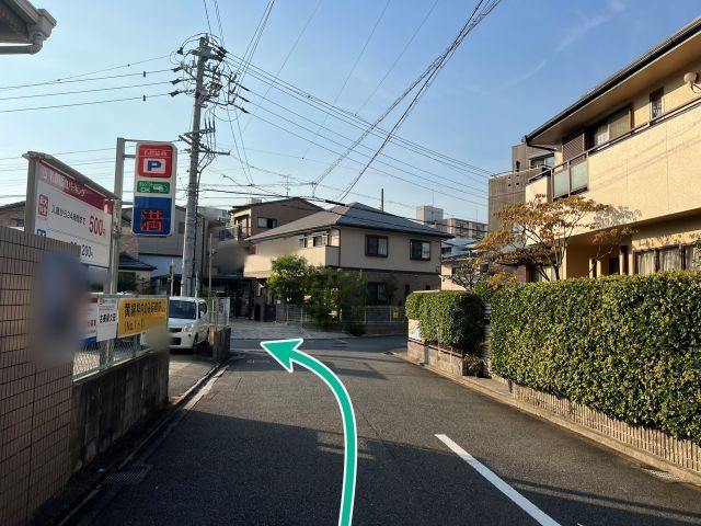 [b6bb3]名古屋市北区山田 下平邸☆akippa駐車場【1】の駐車場写真