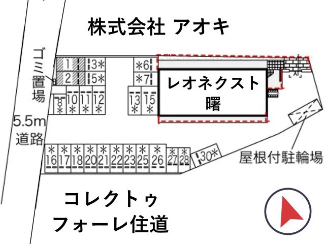 レオネクスト曙駐車場【46784】の駐車場写真