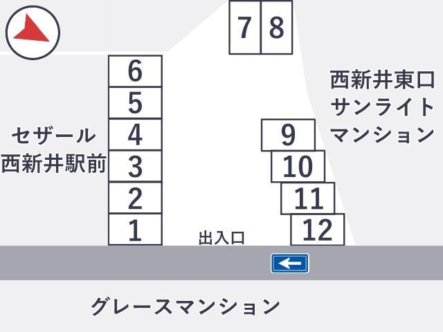 ショウワパーク西新井駅前の駐車場写真