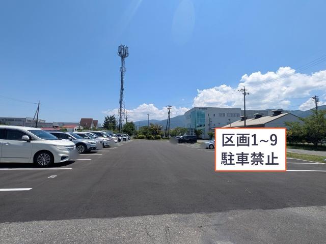 【諏訪湖の花火】8/15 アキッパ 第二共同精密工業団地臨時駐車場の駐車場写真