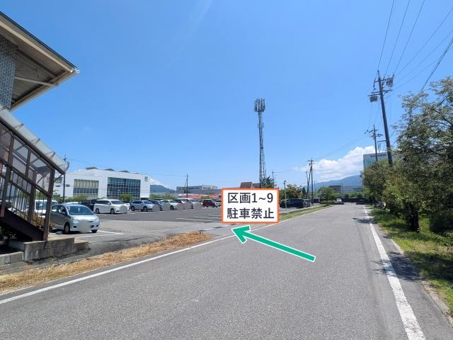 【諏訪湖の花火】8/15 アキッパ 第二共同精密工業団地臨時駐車場の駐車場写真
