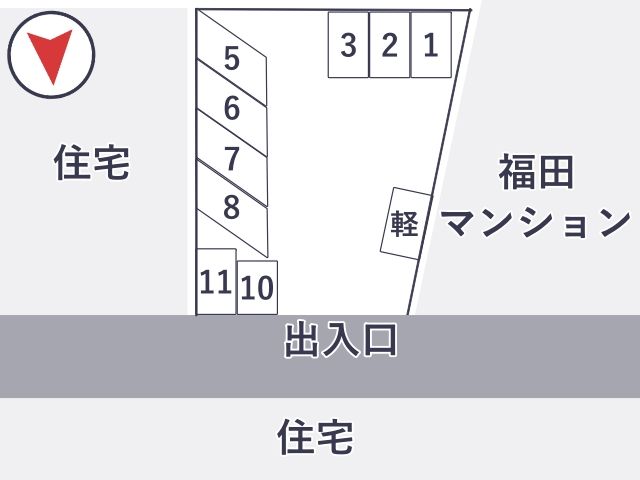 ○福田駐車場2の駐車場写真