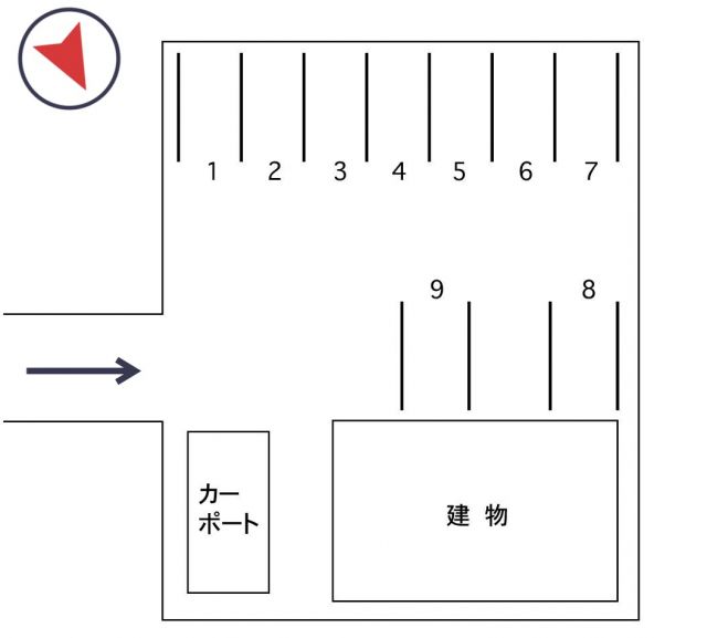 Bliss上野 アキッパ駐車場の駐車場写真