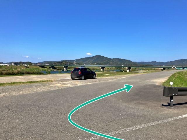 水防訓練跡地【しまんと市民祭納涼花火大会公式】の駐車場写真