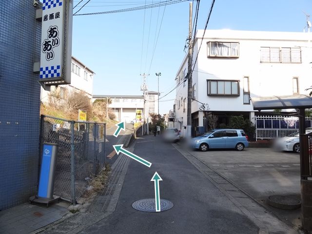 駐車場入口