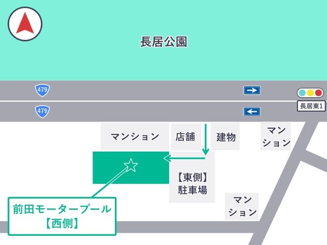 前田モータープール【西側】の駐車場写真