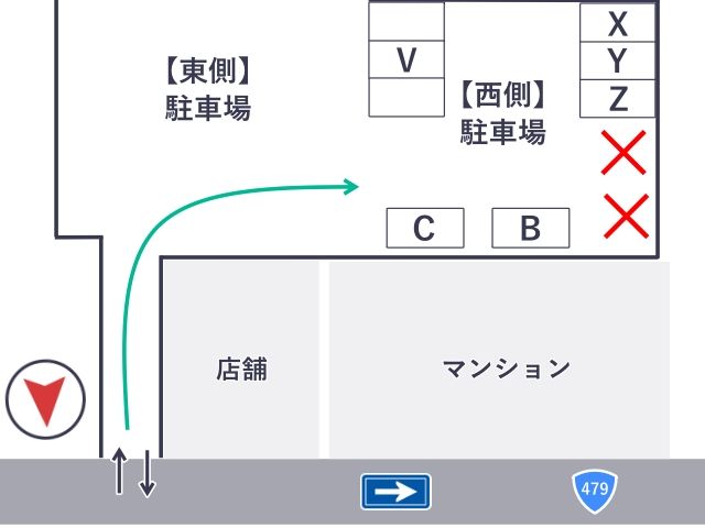 前田モータープール【西側】の駐車場写真