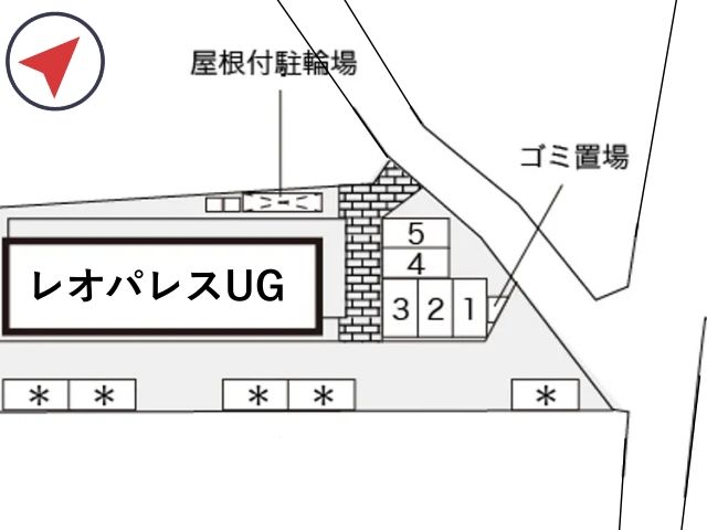 レオパレスUG駐車場【29196】の駐車場写真