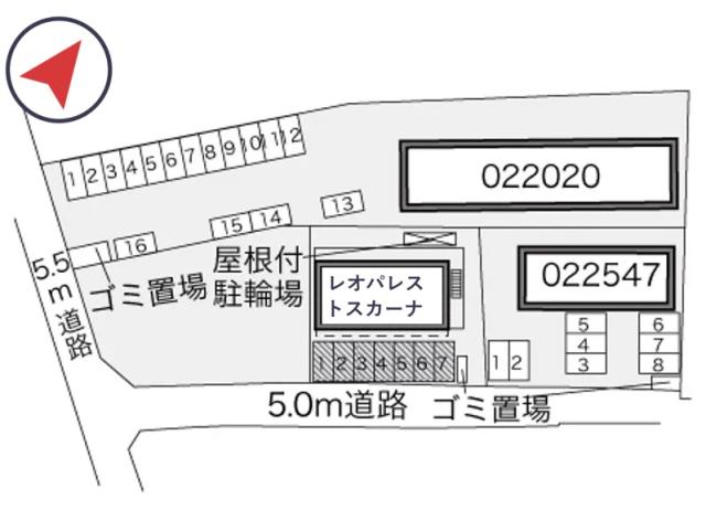 レオパレストスカーナ駐車場【29865】の駐車場写真