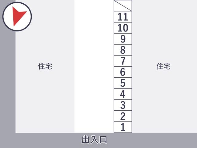 [bf7be]豊原町27 アキッパ駐車場の駐車場写真